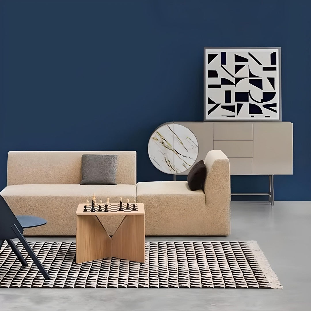 Consola mobilier 150 cm x 85 cm Selene Beige, comoda Homedit - Image 3