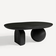 Masa cafea premium 120 cm  din lemn masiv Sonali, Homedit - Image 2