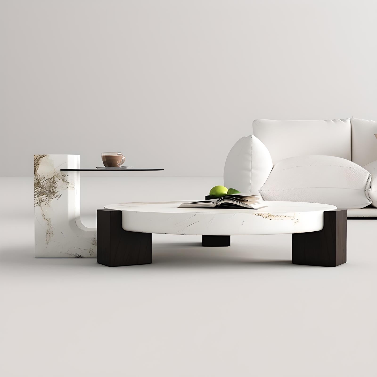 Masa cafea lemn, 90 + 40 cm x 44 cm Affair, Homedit - Image 2