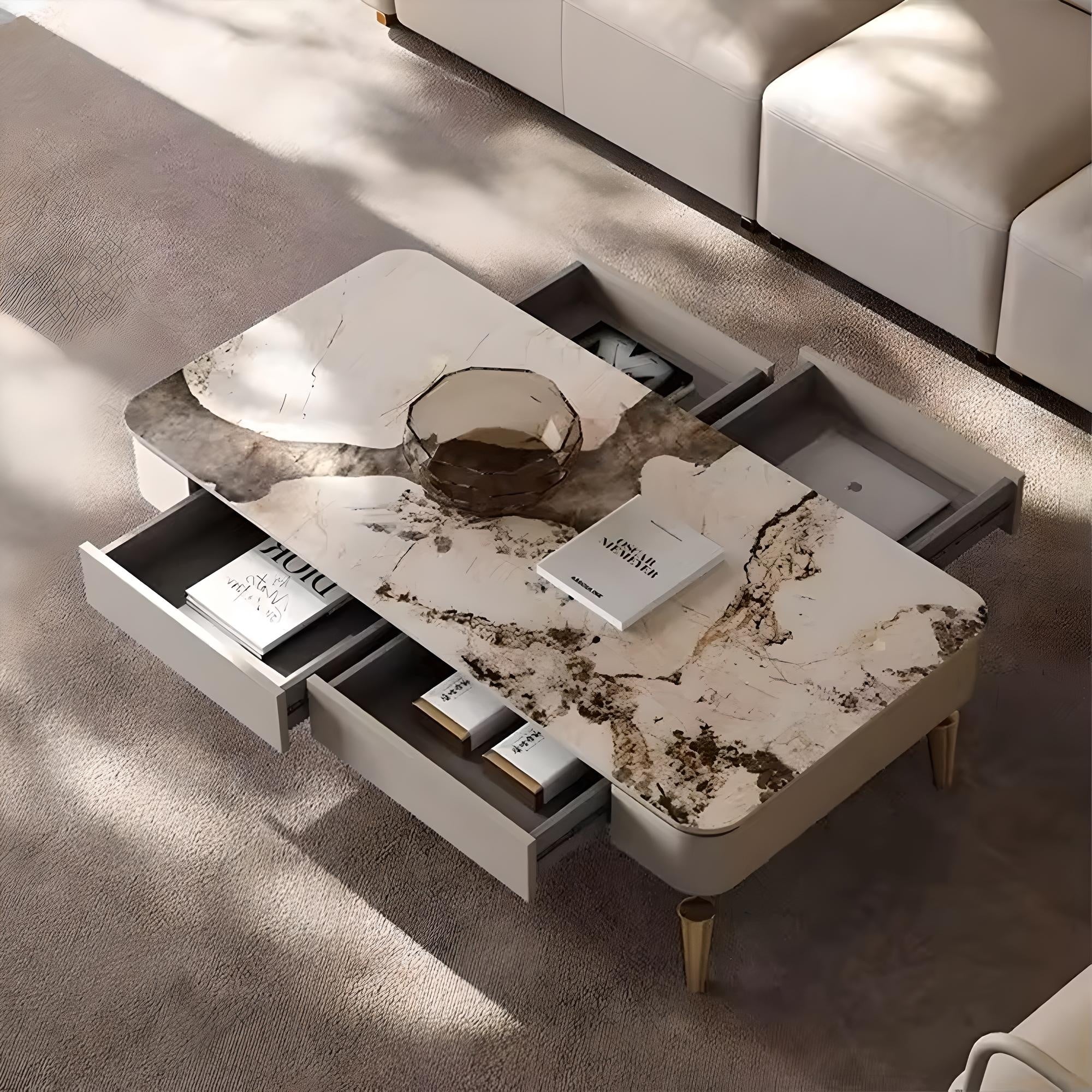 Masa living si Comoda Tv Goldora, Homedit - Image 5