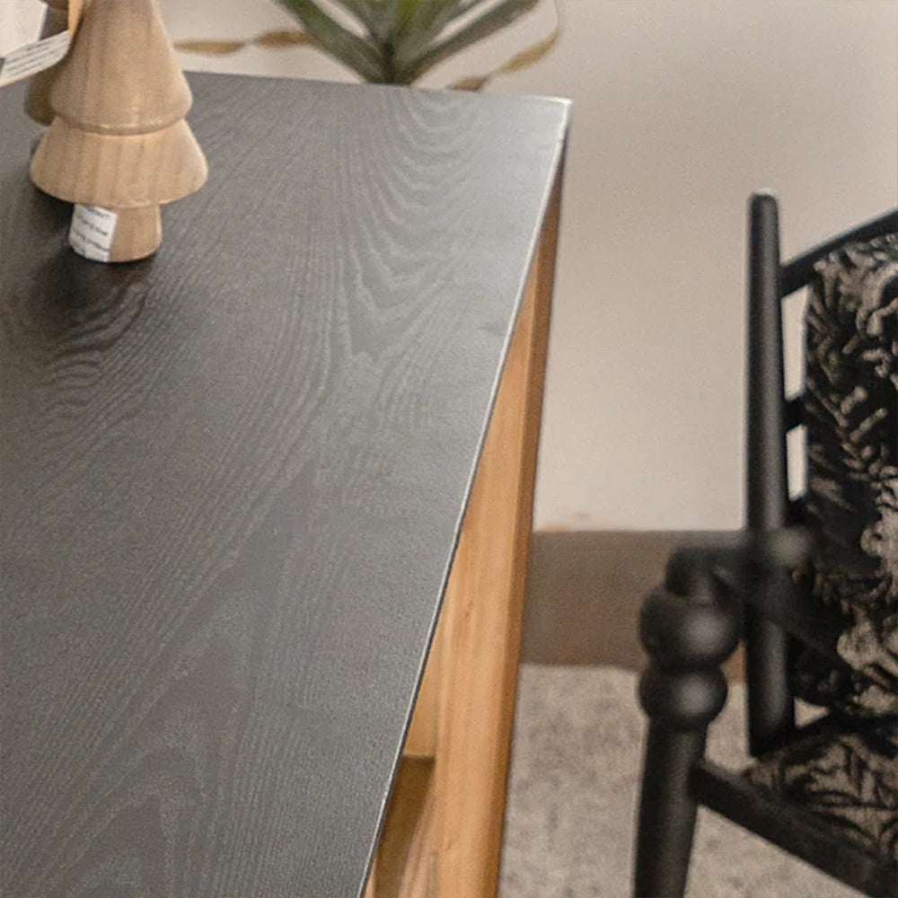 Consola mobilier din lemn masiv, comoda Wabi, 160 cm x 95 cm x 40 cm, Homedit - Image 10
