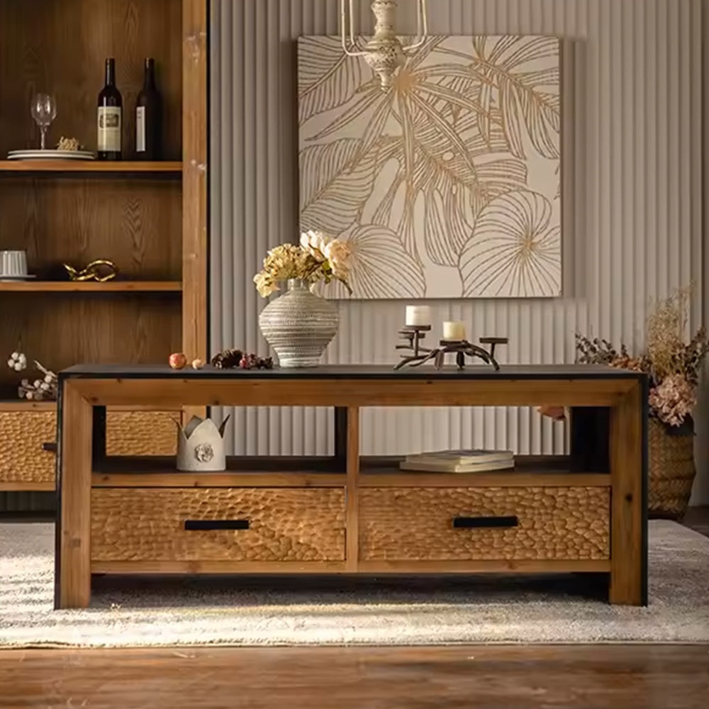 Masa cafea 120 cm din lemn masiv Wabi, Homedit - Image 2