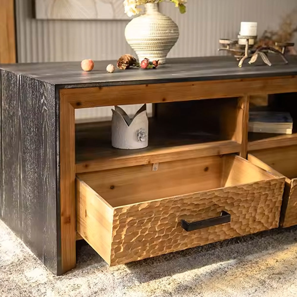 Masa cafea 120 cm din lemn masiv Wabi, Homedit - Image 7