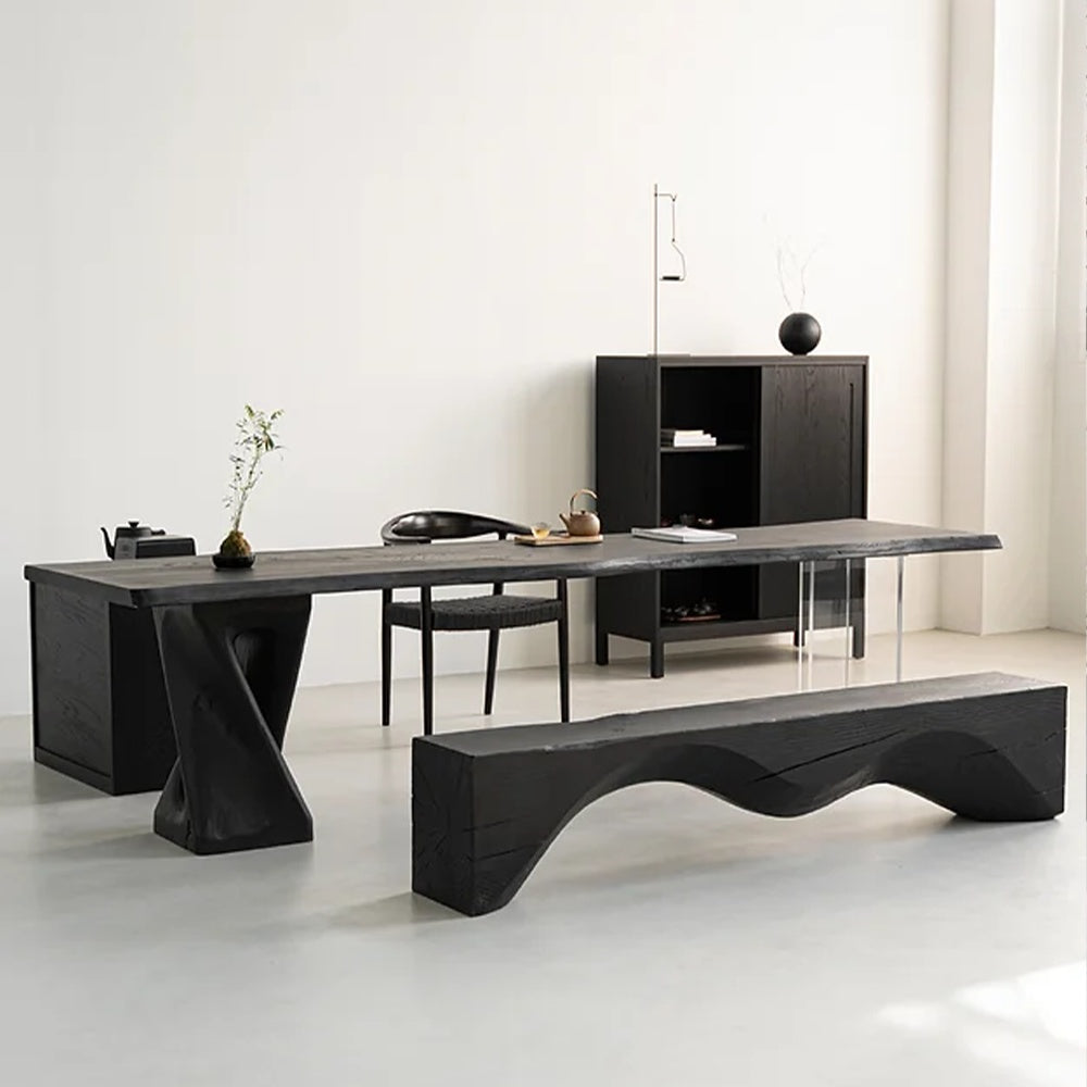 Masa dining premium din lemn masiv Revers, Homedit - Image 7