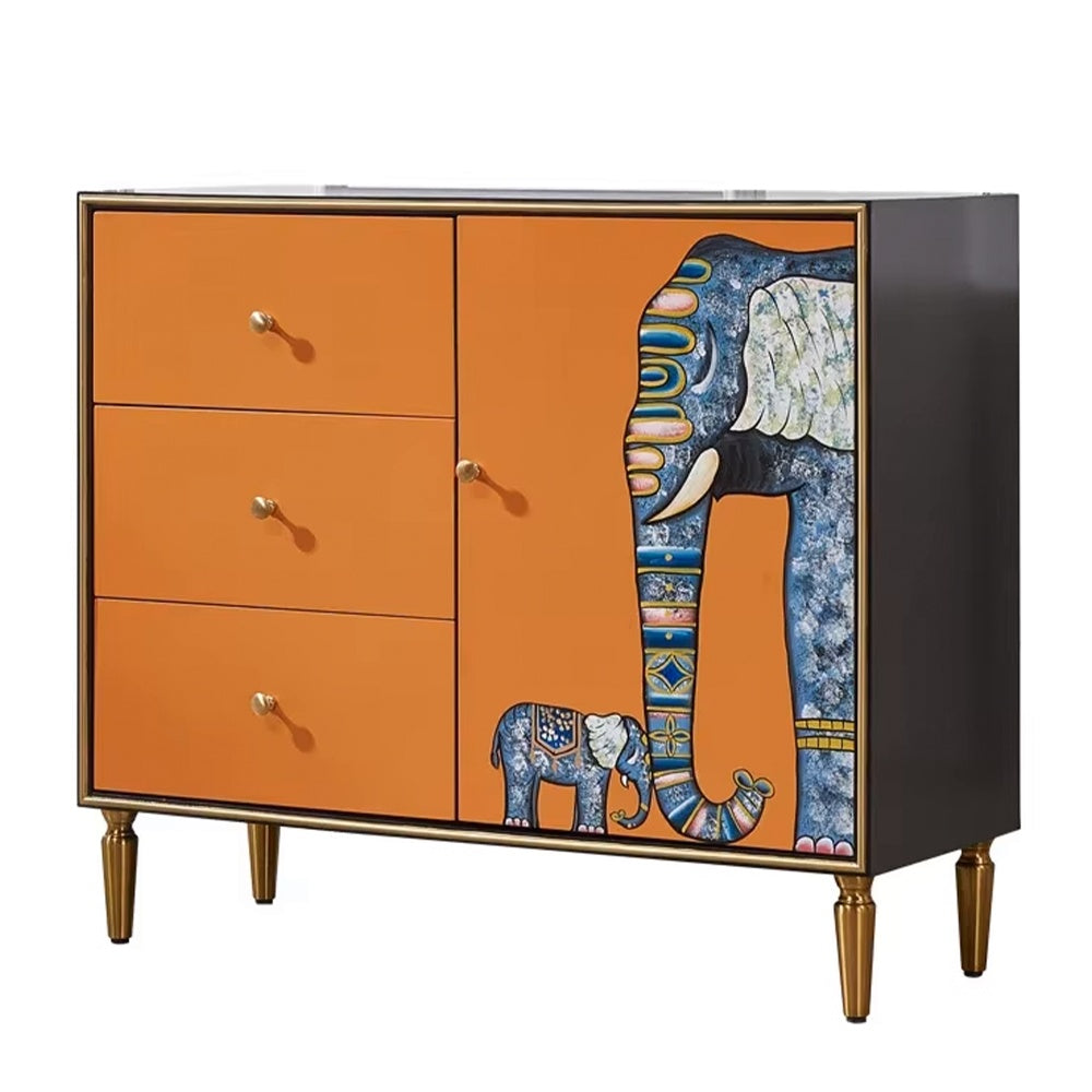 Consola mobilier premium, comoda Elephant 100 cm x 36 cm x 90 cm, Homedit - Image 6
