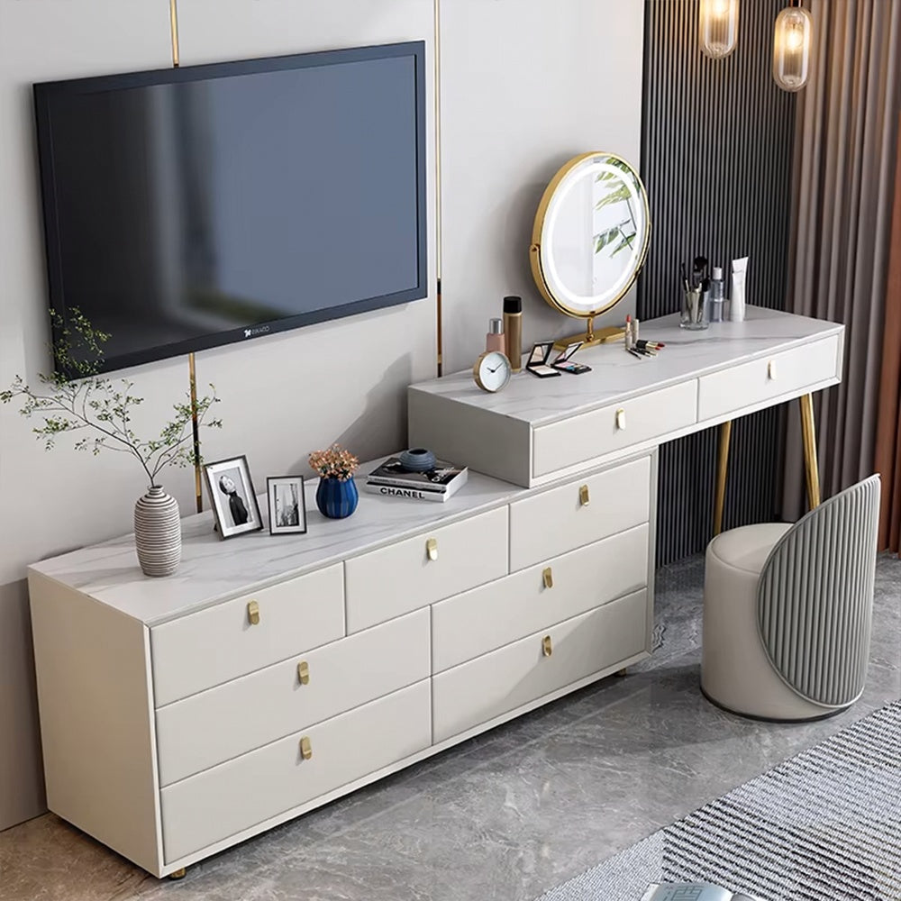 Masa de toaleta premium, masa make-up Glam 150 cm x 40 cm x 60 cm, Homedit - Image 5