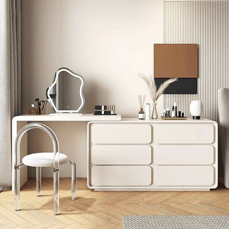 Masa de toaleta extensibila, masa make-up Beaus 120 cm x 40 cm x 73 cm, Homedit - Image 3