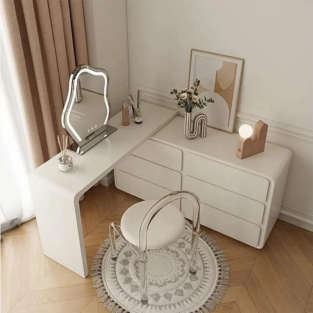 Masa de toaleta extensibila, masa make-up Beaus 120 cm x 40 cm x 73 cm, Homedit - Image 4