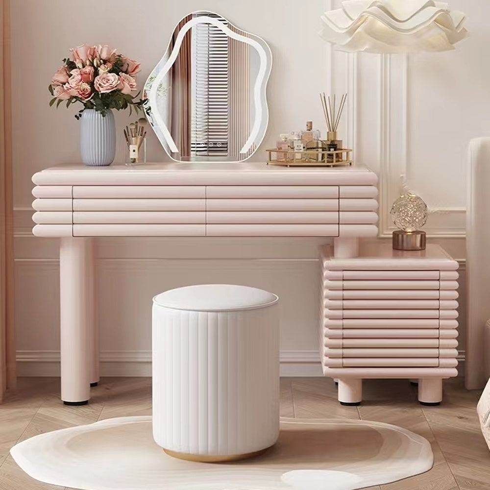 Masa de toaleta premium, masuta de make-up Vanity 100 cm x 40 cm x 90 cm, Homedit - Image 3