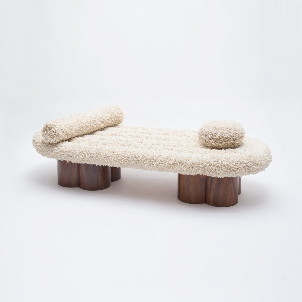 Banca premium din lemn masiv de stejar 120 cm x 50 cm x 45 cm Agnes, Homedit - Image 2