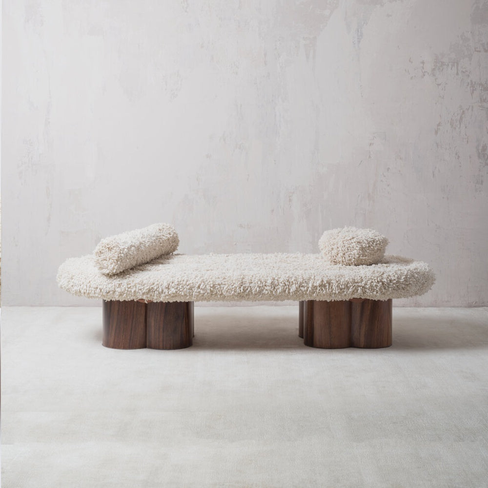 Banca premium din lemn masiv de stejar 120 cm x 50 cm x 45 cm Agnes, Homedit - Image 3