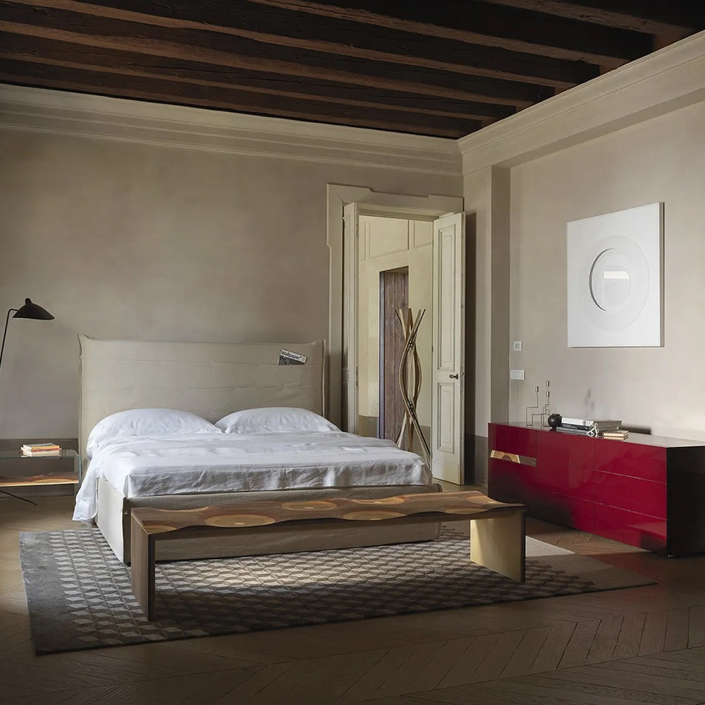 Banca premium din lemn masiv de frasin Ripples 160 cm x 45 cm x 40 cm, Homedit - Image 6