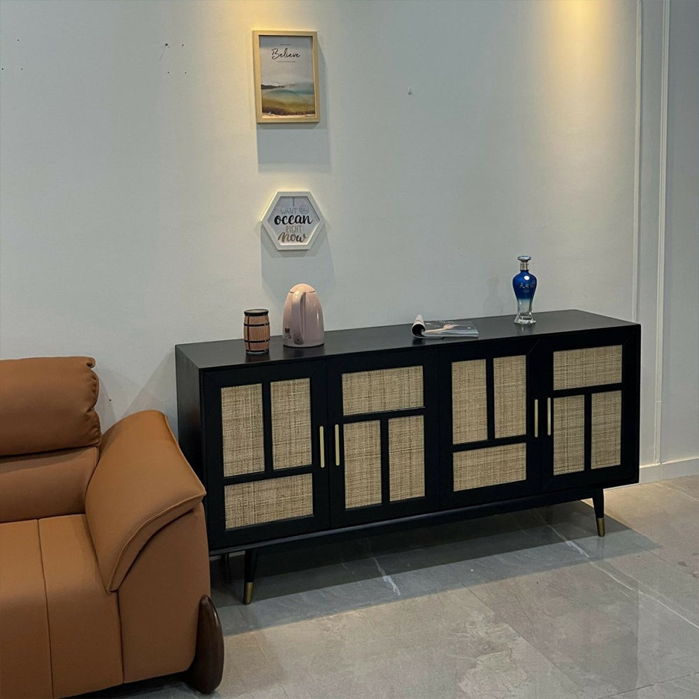 Consola mobilier premium, comoda Manhattan din lemn masiv de frasin 180 cm x 86 cm x 45 cm, Homedit - Image 7