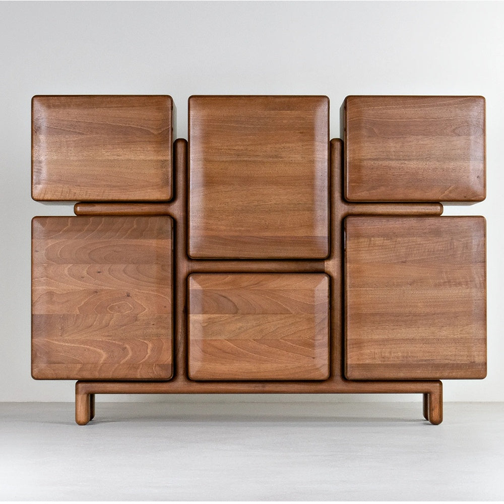 Consola mobilier/ comoda Archi din lemn de frasin 130 cm x 95 cm x 35 cm, Homedit - Image 2