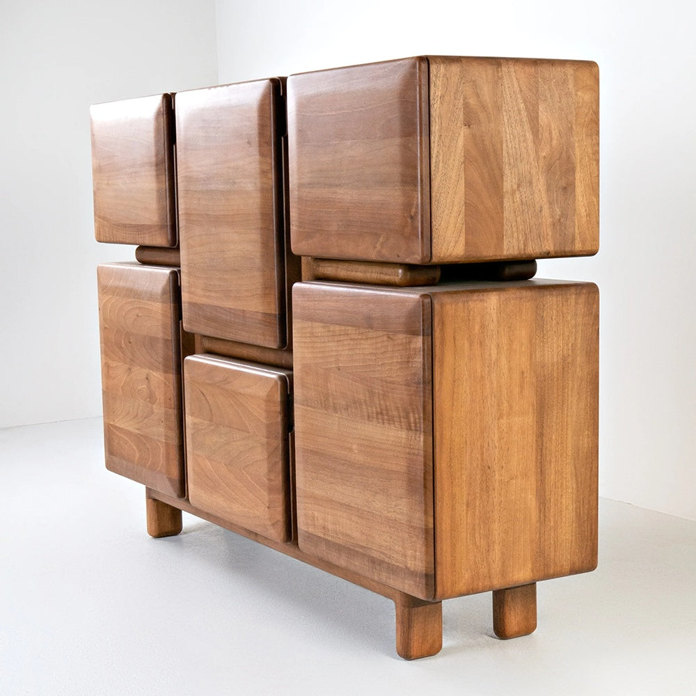 Consola mobilier/ comoda Archi din lemn de frasin 130 cm x 95 cm x 35 cm, Homedit - Image 5