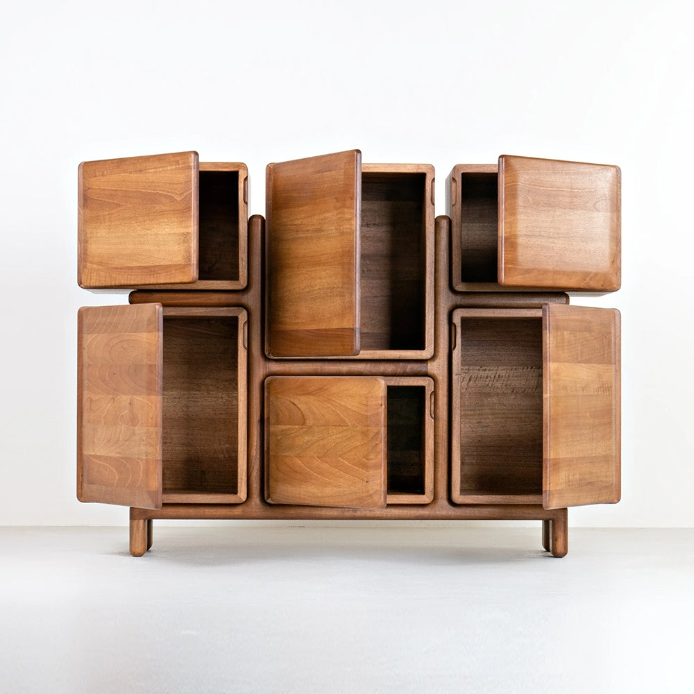 Consola mobilier/ comoda Archi din lemn de frasin 130 cm x 95 cm x 35 cm, Homedit - Image 3