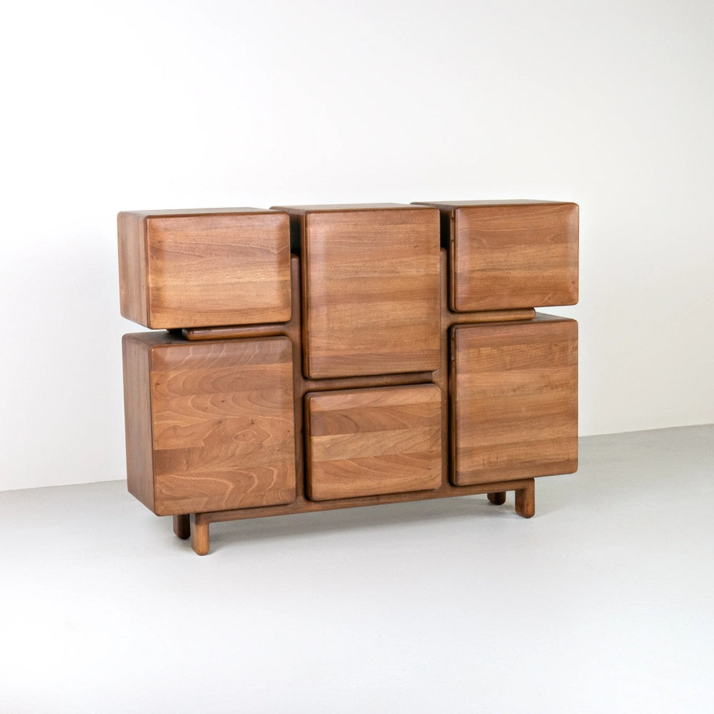 Consola mobilier/ comoda Archi din lemn de frasin 130 cm x 95 cm x 35 cm, Homedit - Image 7