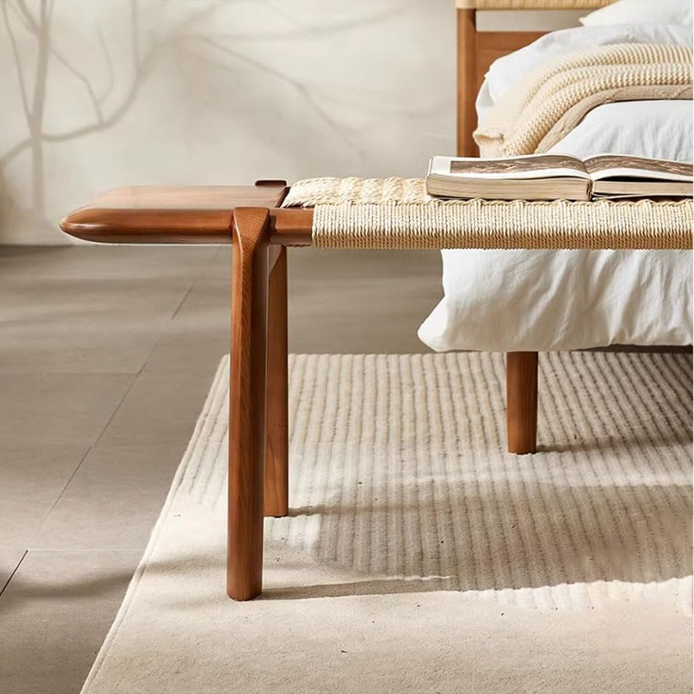 Banca premium din lemn masiv de frasin Yamask, 160 cm x 43 cm x 42 cm, Homedit - Image 9