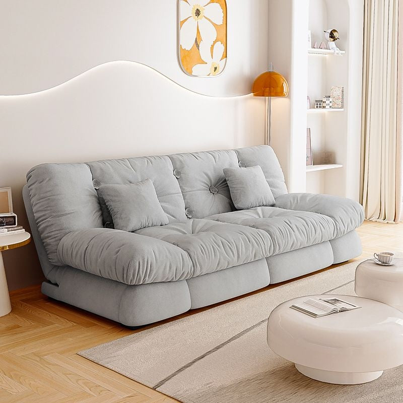 Canapea catifea extensibila, canapea extensibile cu depozitare, Cloudy, Homedit - Image 11