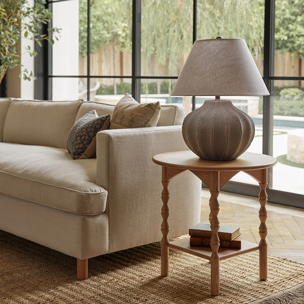 Masuta living Topia din lemn de frasin, 90 cm x 85 cm x 80 cm, Homedit - Image 2