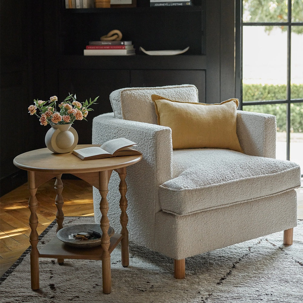 Masuta living Topia din lemn de frasin, 90 cm x 85 cm x 80 cm, Homedit - Image 3