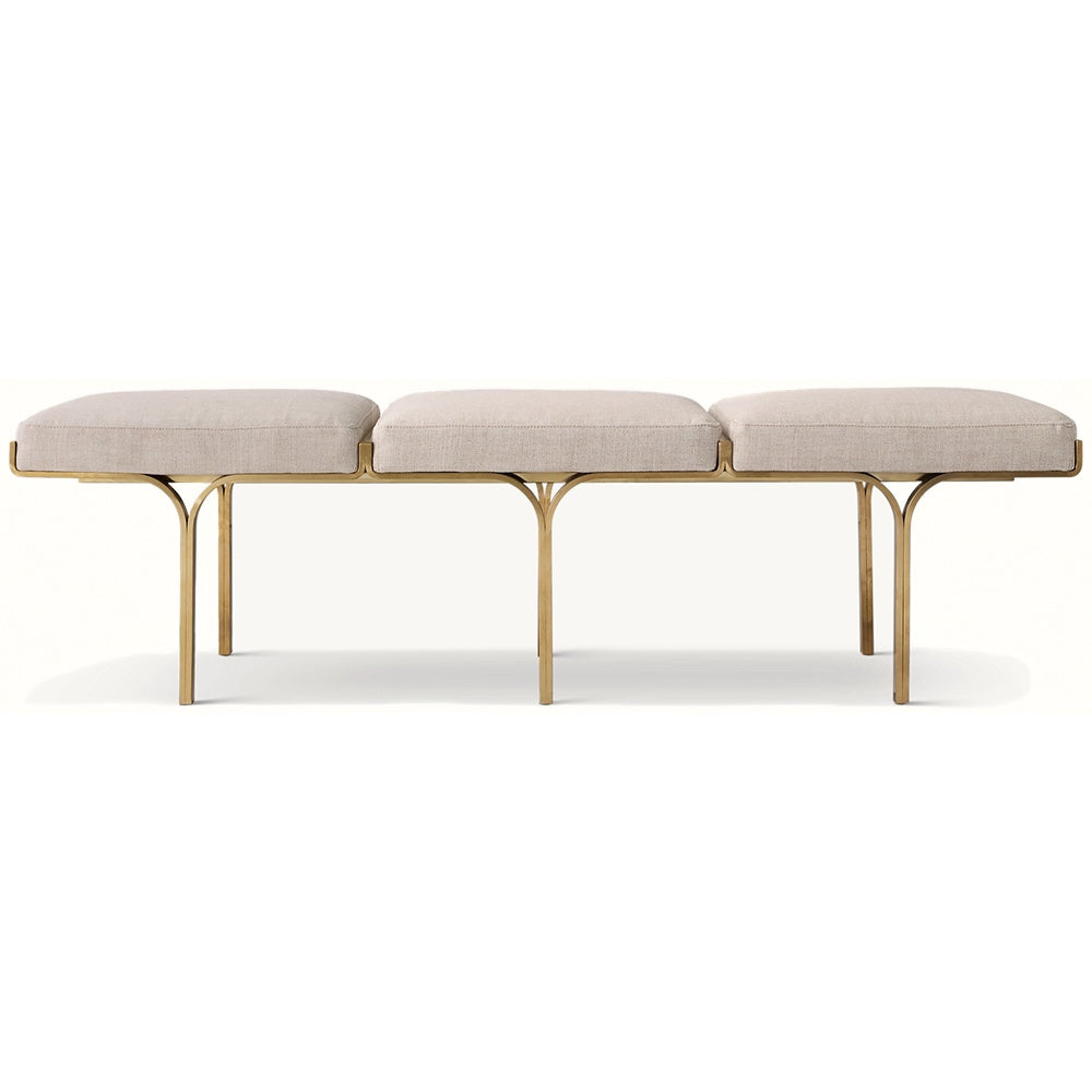 Banca Premium Link Bench Retro, 150 x 45 x 55 cm Homedit - Image 2