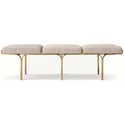 Banca Premium Link Bench Retro, 150 x 45 x 55 cm Homedit - Image 2