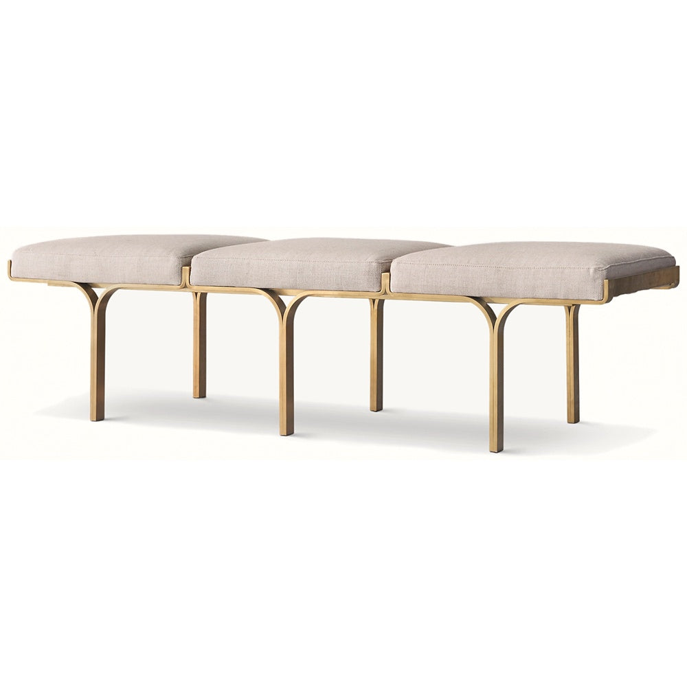 Banca Premium Link Bench Retro, 150 x 45 x 55 cm Homedit - Image 3