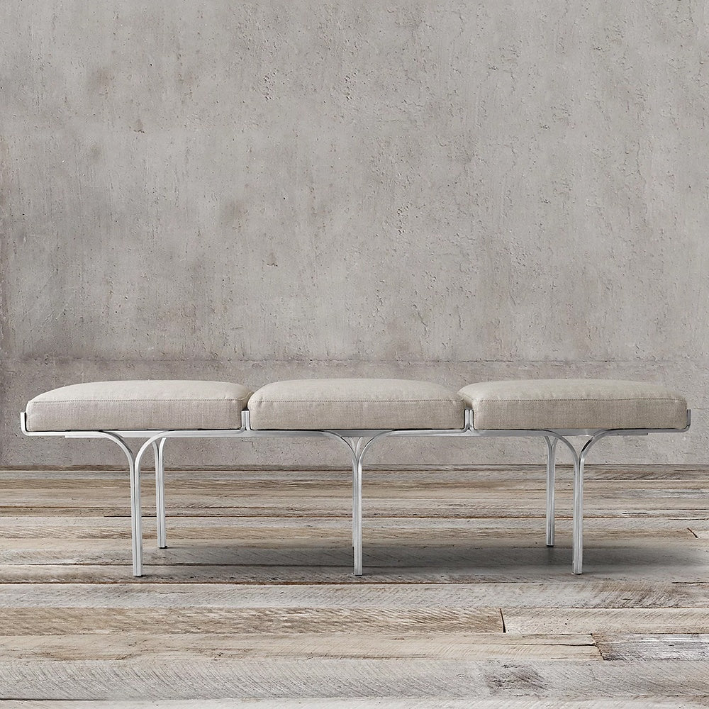 Banca Premium Link Bench Retro, 150 x 45 x 55 cm Homedit - Image 6