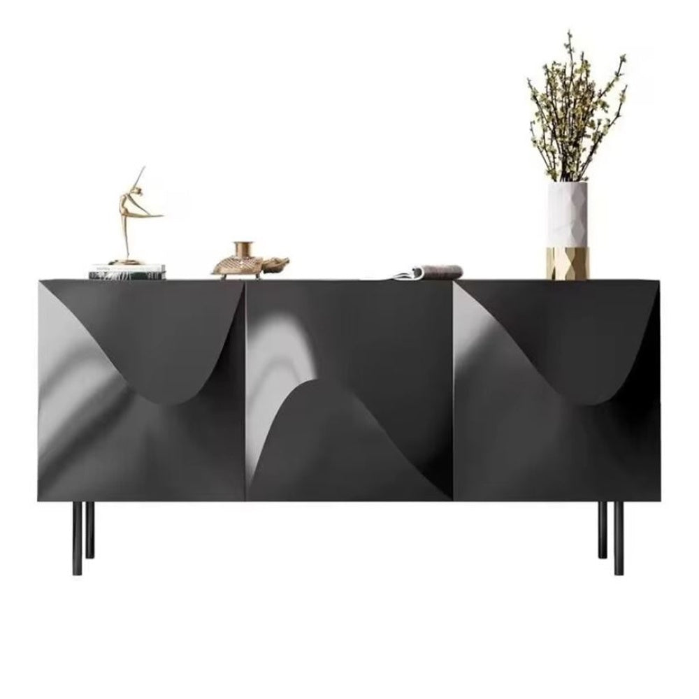 Consola Mobilier Premium Vertigo Black, 140 x 45 x 85 cm Homedit - Image 5