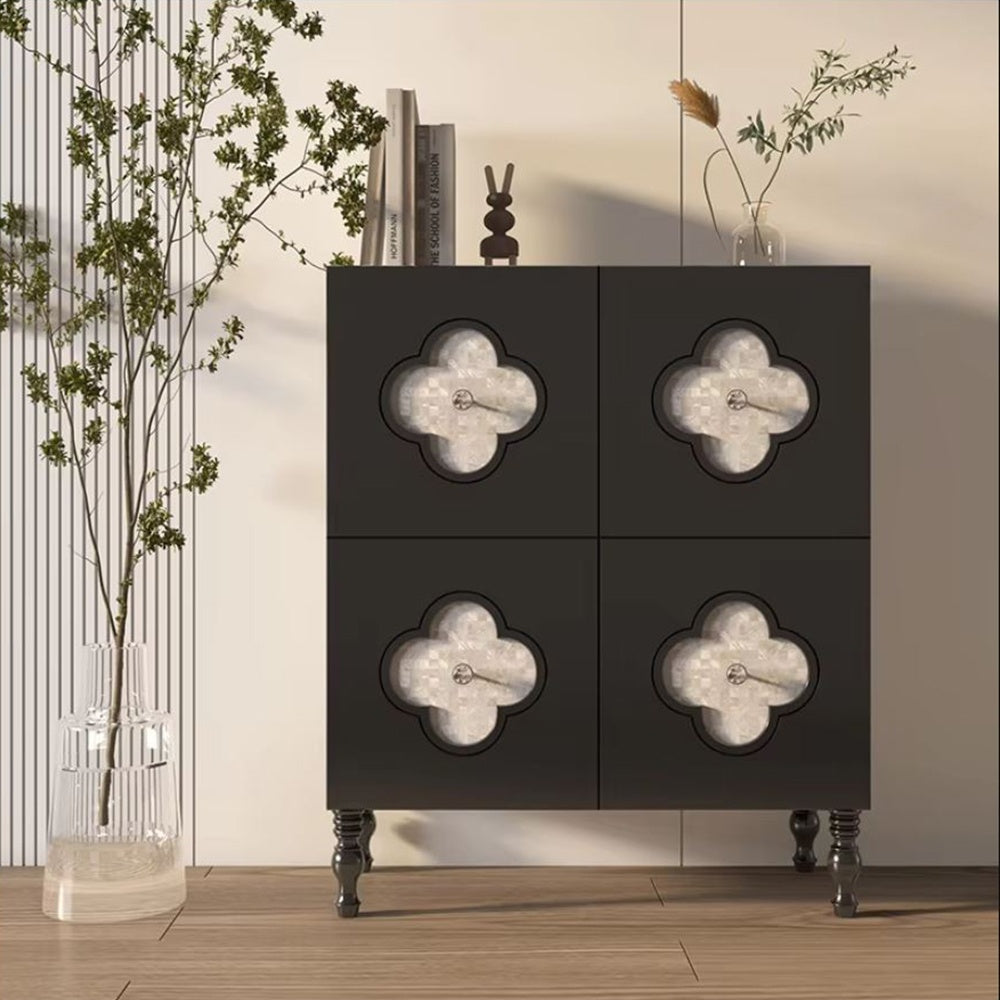 Consola Mobilier Premium Quatrefoil Petals, 90 x 40 x 110 cm Homedit - Image 3