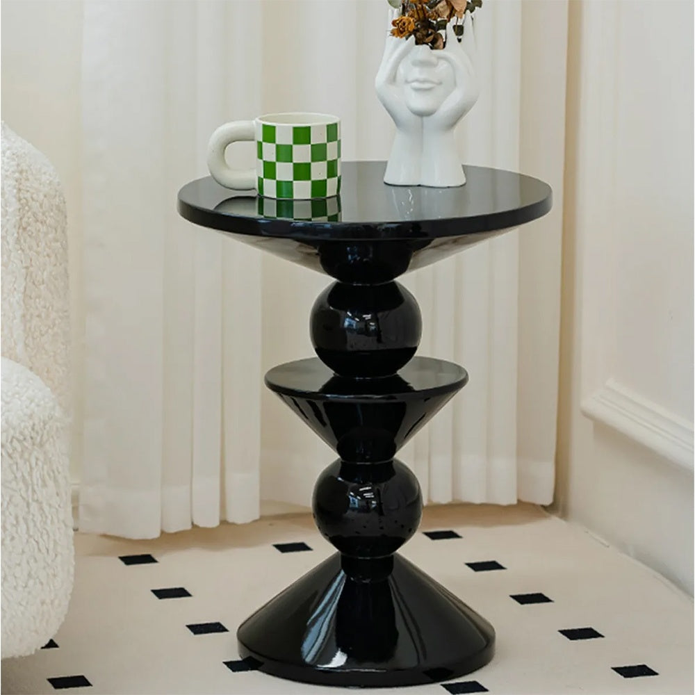 Masuta cafea negru intens Twist Glam, Homedit - Image 2