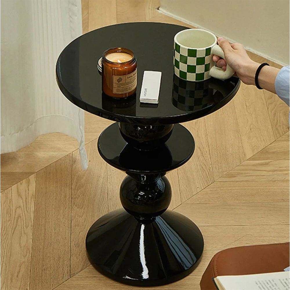 Masuta cafea negru intens Twist Glam, Homedit - Image 3