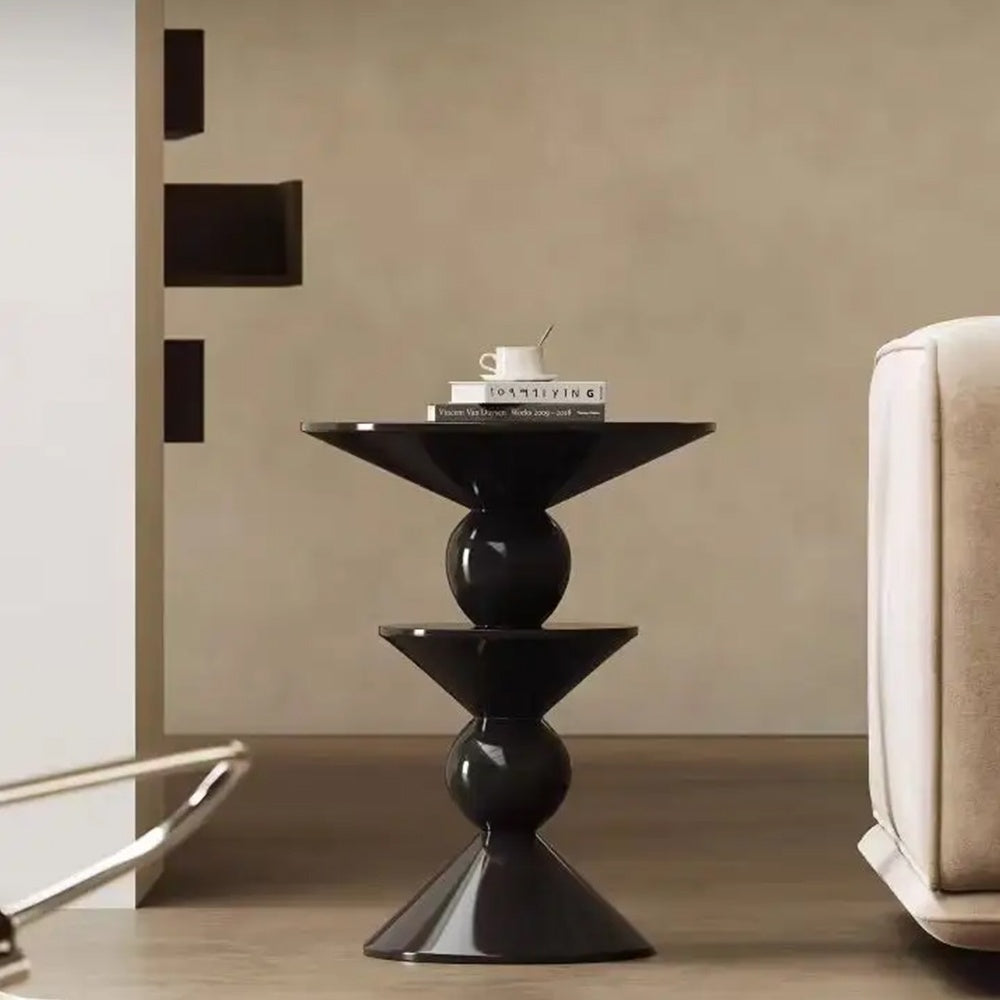 Masuta cafea negru intens Twist Glam, Homedit - Image 6