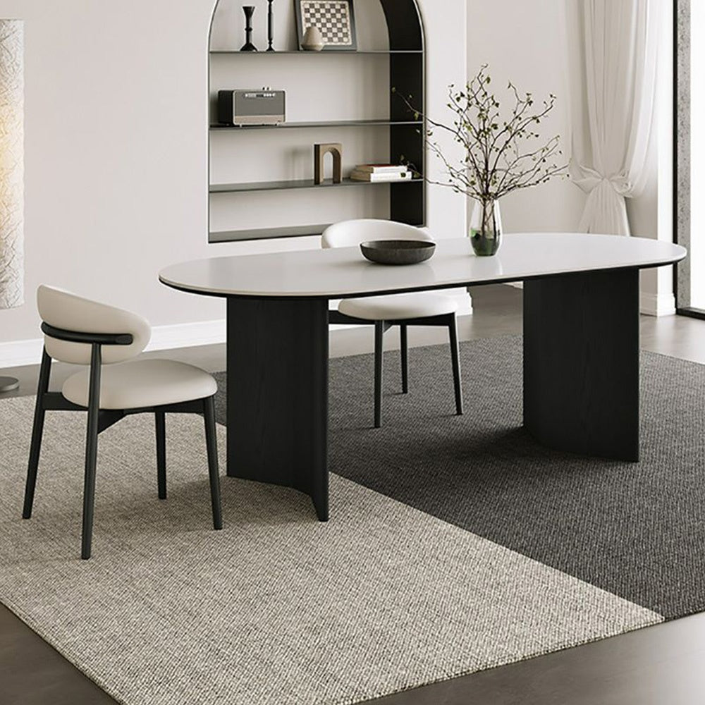 Masa Dining Florence Round, Premium, 140 x 80 x 75 cm, Homedit - Image 2