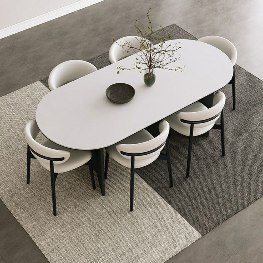 Masa Dining Florence Round, Premium, 140 x 80 x 75 cm, Homedit - Image 7
