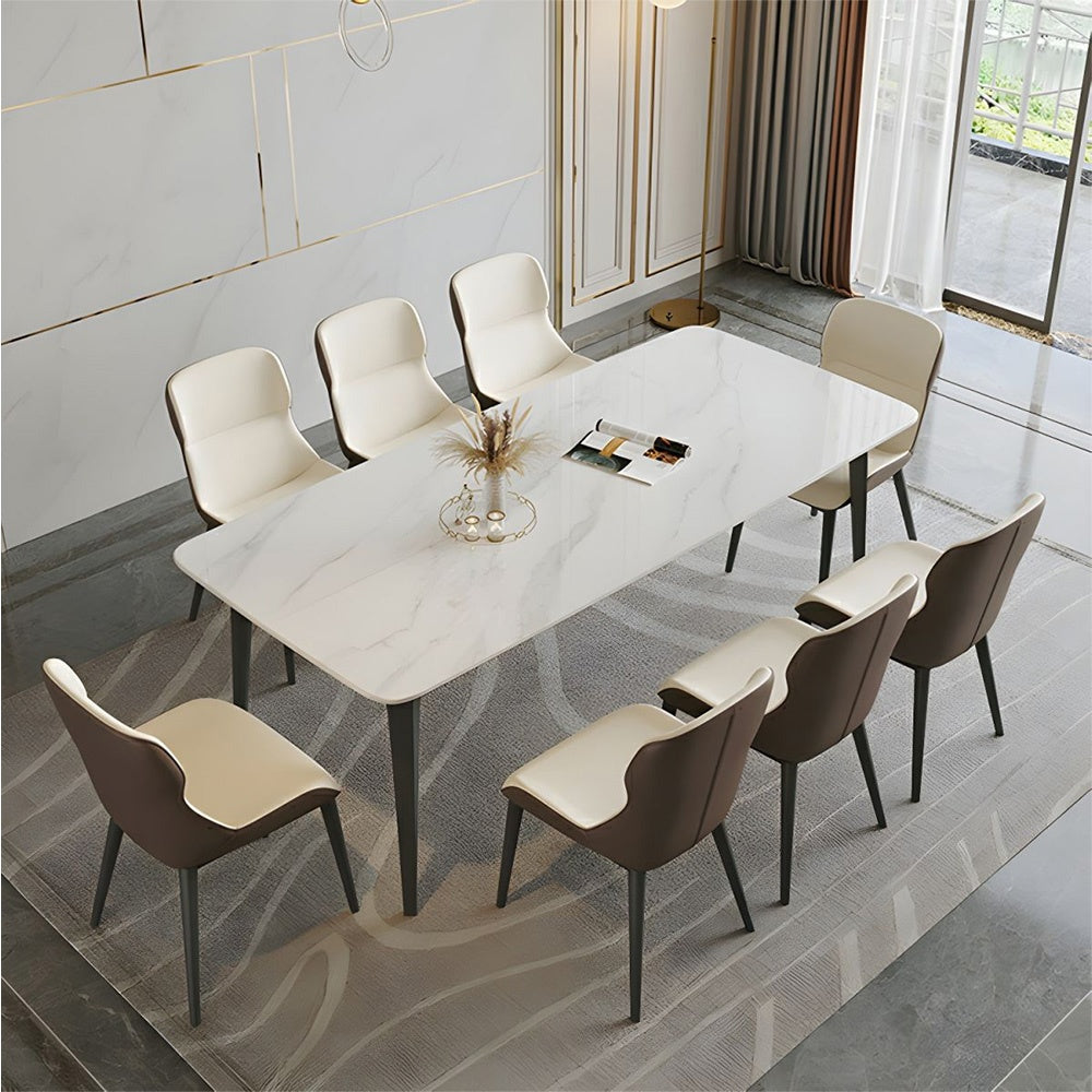 Masa Dining Ivory White, Premium, Homedit - Image 4