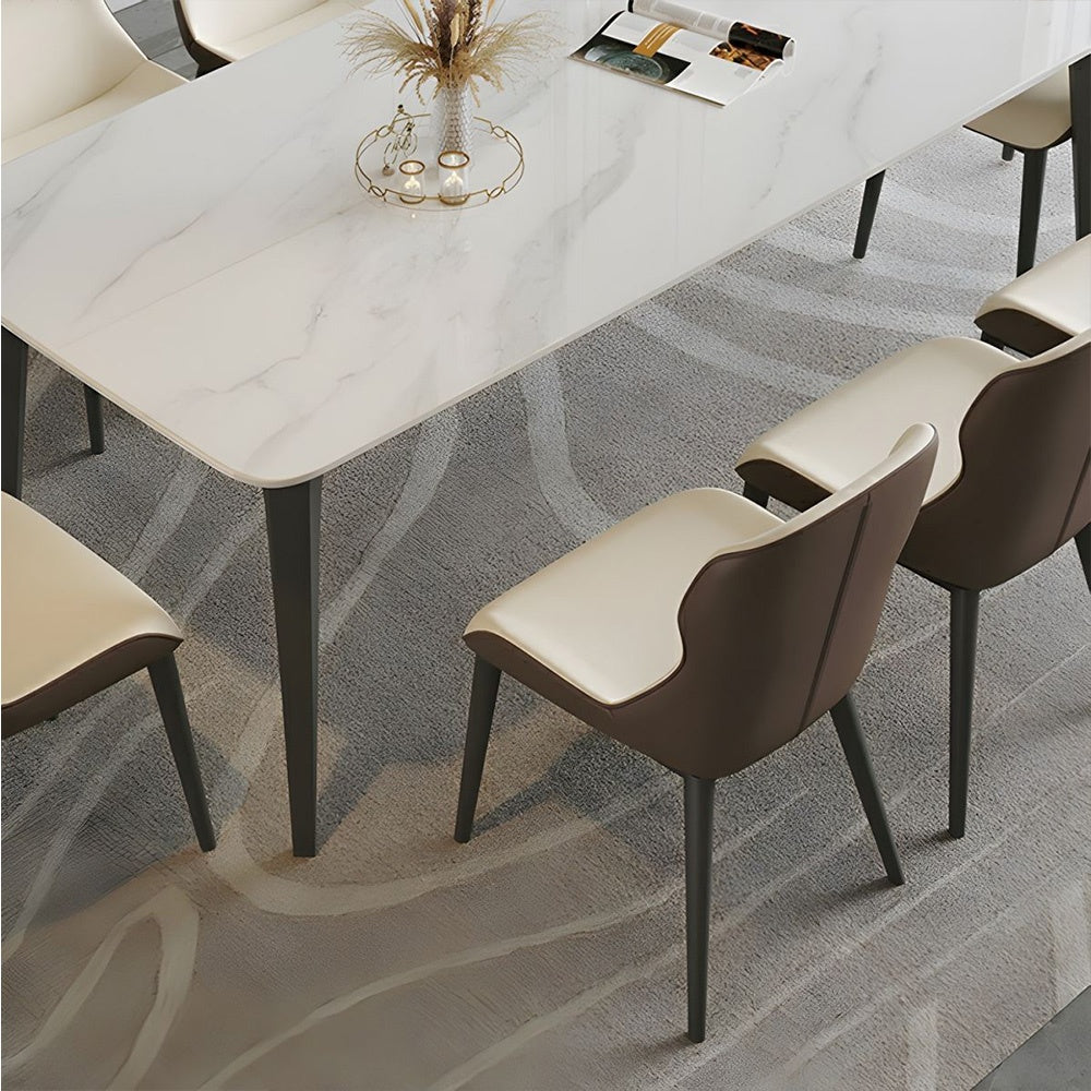 Masa Dining Ivory White, Premium, Homedit - Image 7