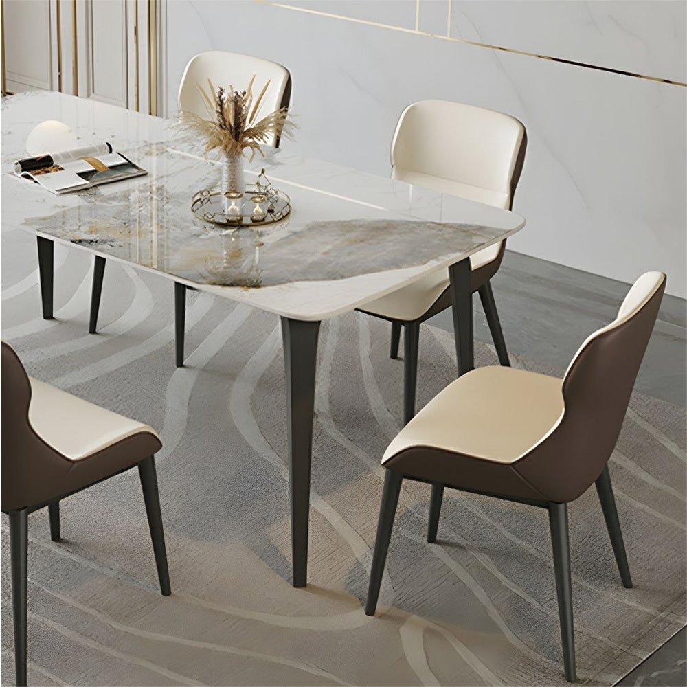 Masa Dining Ivory White, Premium, Homedit - Image 8