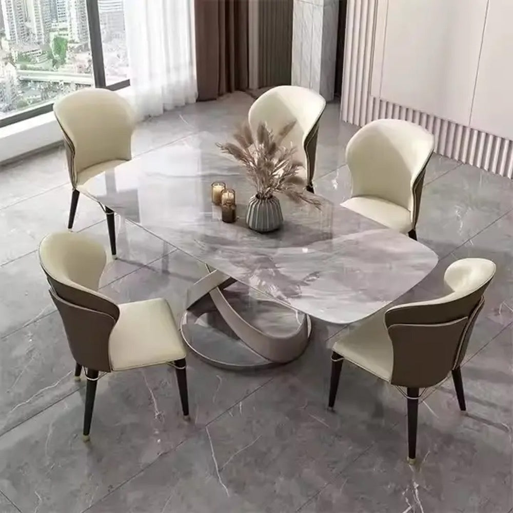 Masa Dining Old Ambely Stone, Premium, Homedit - Image 3