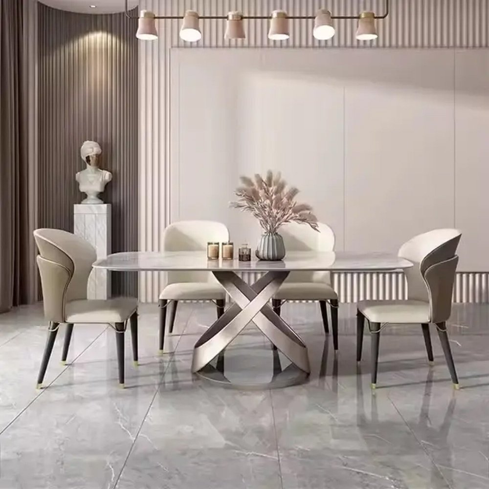 Masa Dining Old Ambely Stone, Premium, Homedit - Image 4