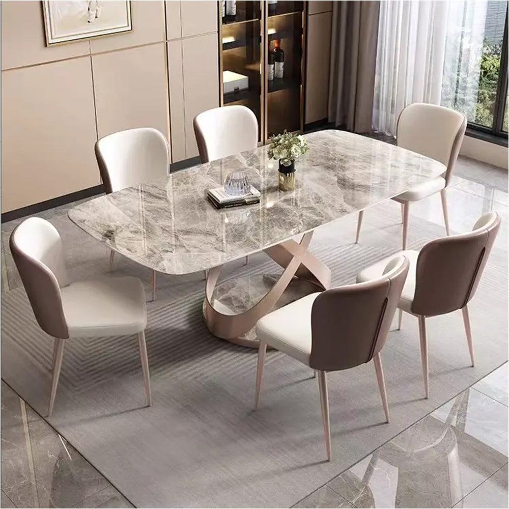 Masa Dining Old Ambely Stone, Premium, Homedit - Image 6