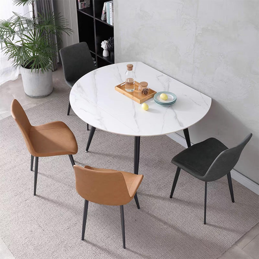 Masa Dining Extensibila Amella Stone, Premium, Homedit - Image 4
