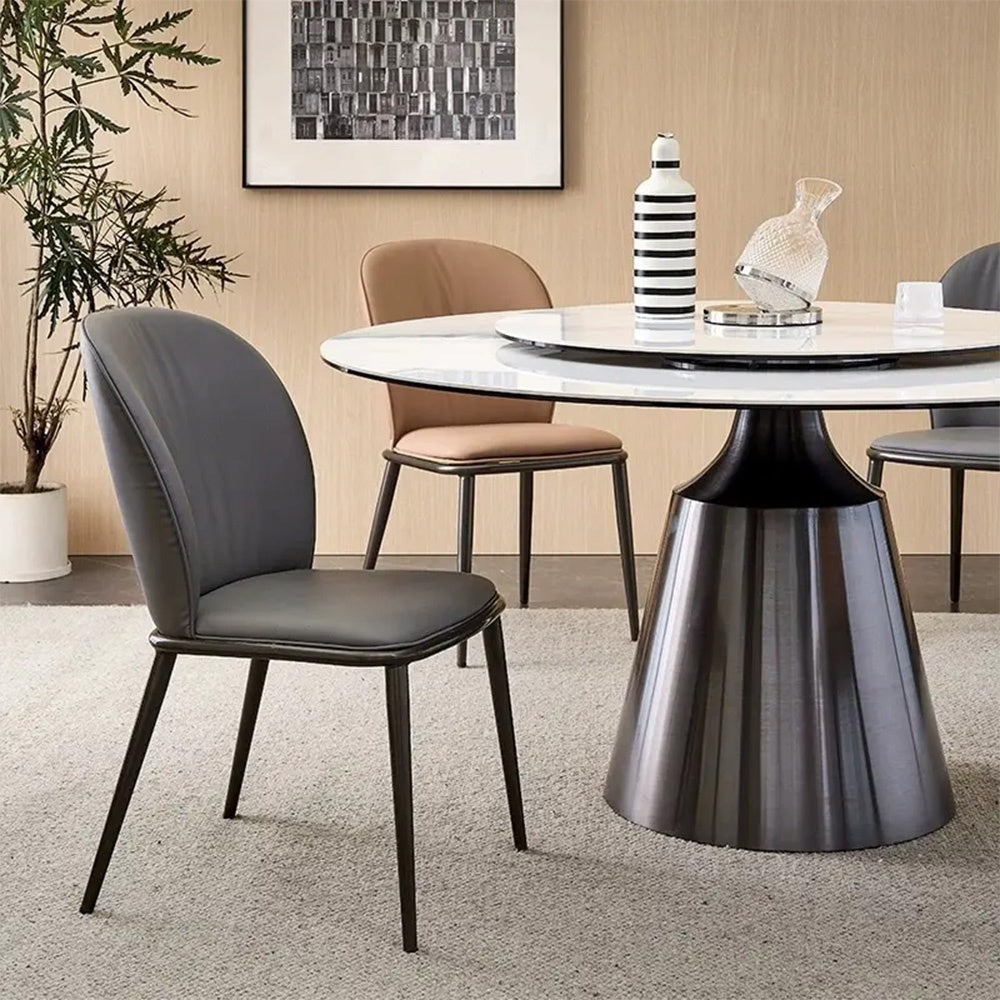 Masa Dining Rotunda Elegance Noir, Premium, Homedit - Image 7