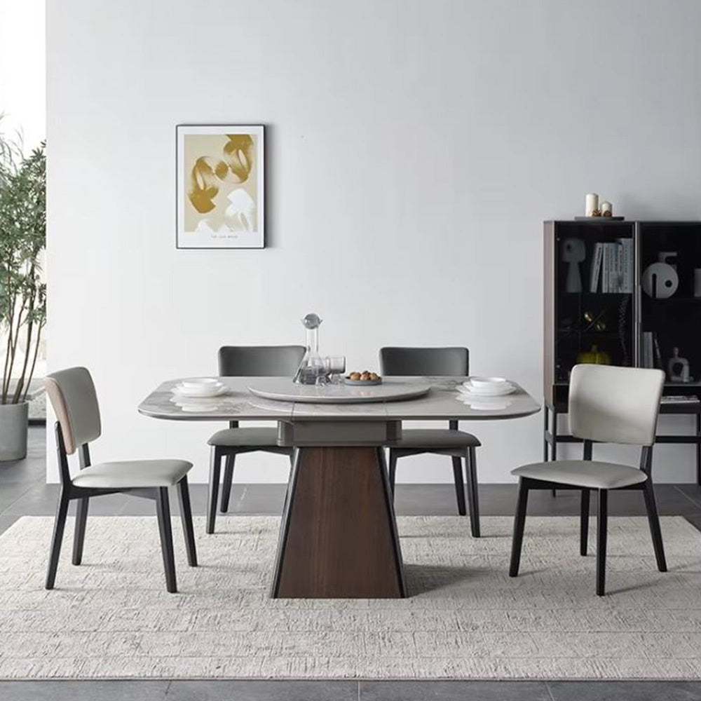 Masa Dining Extensibila Brown Shades, 120 x 155 cm, Premium, Homedit - Image 3