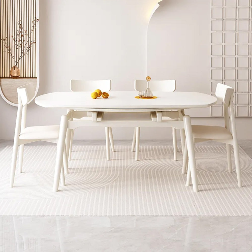 Masa Dining Extensibila Safi White, Premium, Homedit - Image 3