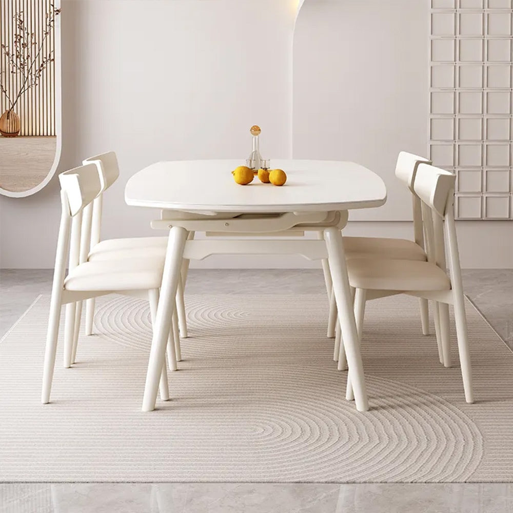 Masa Dining Extensibila Safi White, Premium, Homedit - Image 5