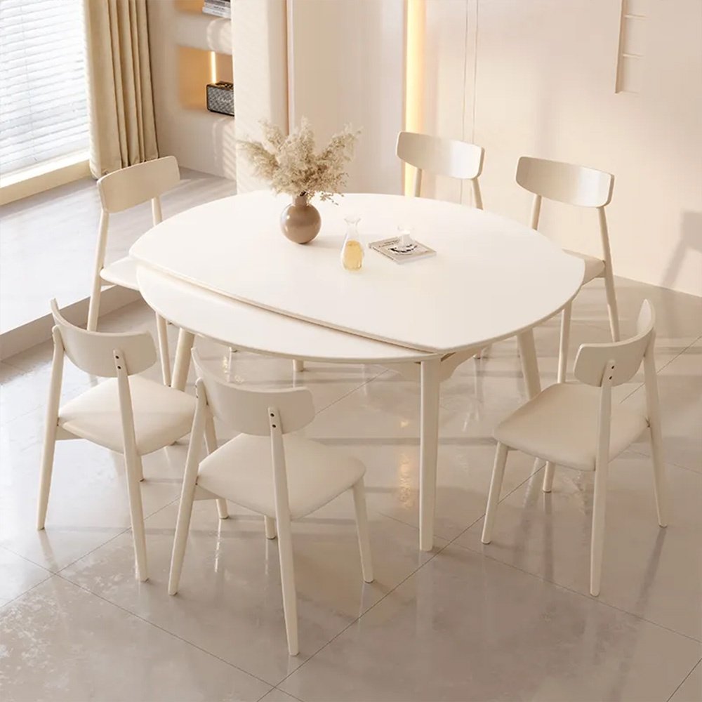 Masa Dining Extensibila Safi White, Premium, Homedit - Image 6