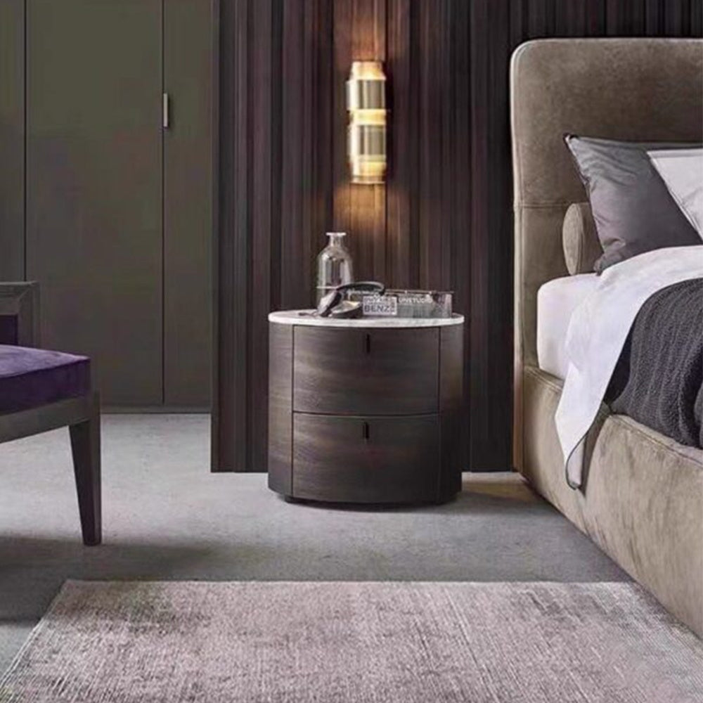 Noptiera Premium Opal Black, 45 x 45 x 44 cm, Homedit - Image 4