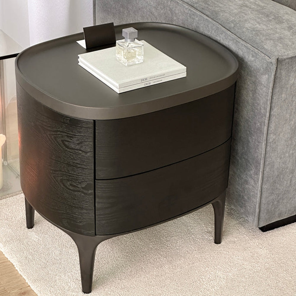 Noptiera Premium Belmont Black, 58 x 44 x 56 cm, Homedit - Image 3